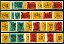 Leipziger Frühjahrsmesse 1964, komplette Zusammendruck-Serie (W-Zd. ...